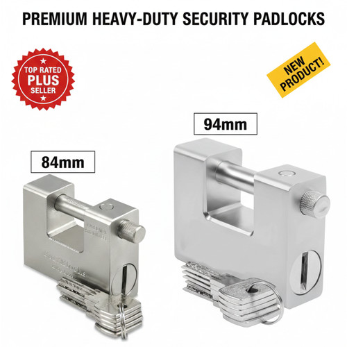 Heavy duty 94mm padlock - duty,