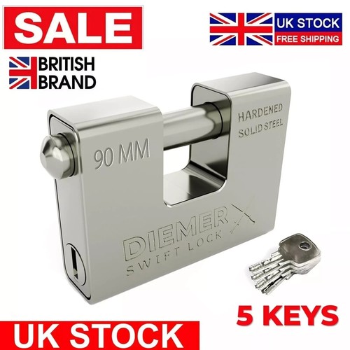 Heavy duty padlock armoured - duty,