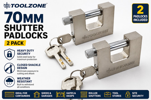 70mm shutter padlock closed - padlock,