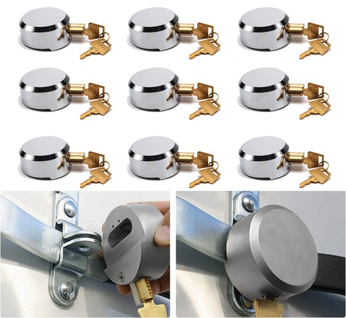 73mm round shackless padlock - 73mm,