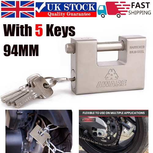 Heavy duty padlock steel - steel, 5