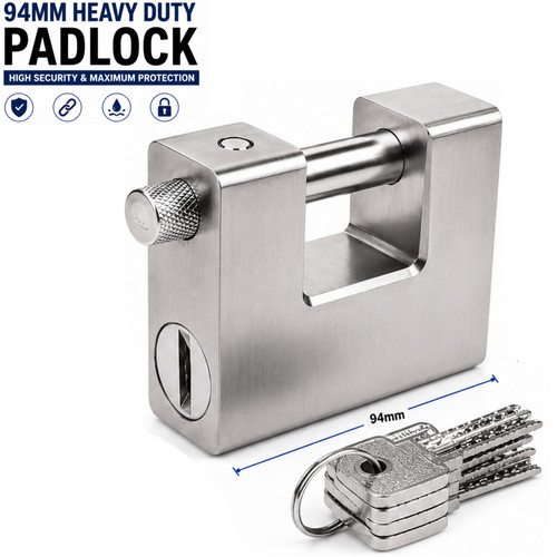 94mm heavy duty padlock - 94mm, high