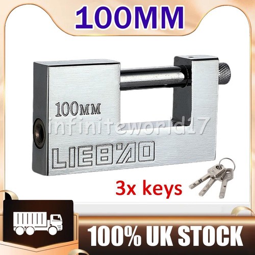 Heavy duty padlock - heavy, keys