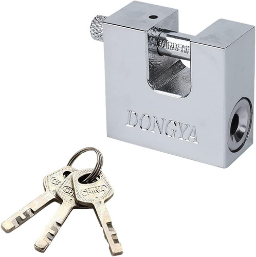 Container padlock with keys - with,